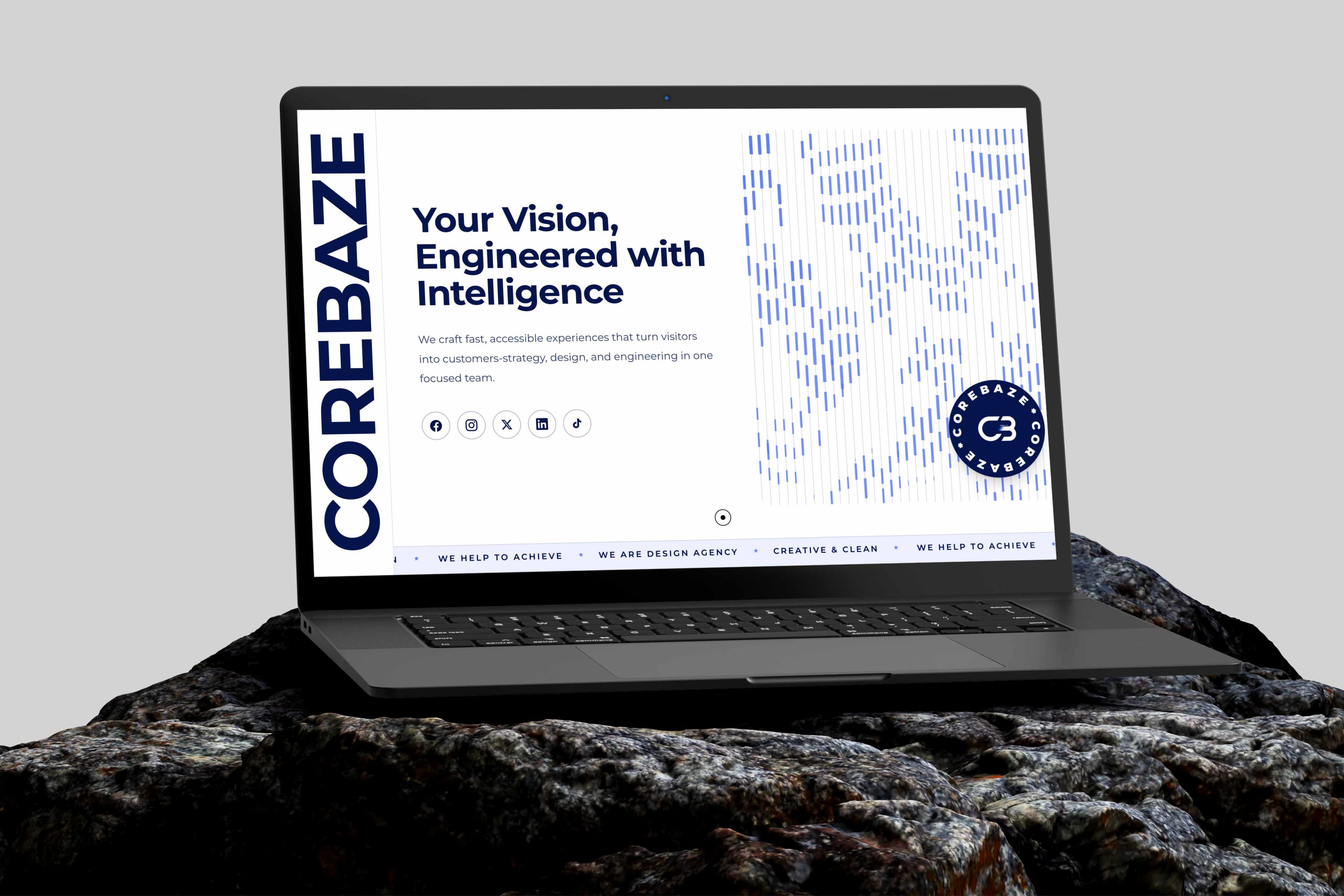 Corebaze Agency Website preview