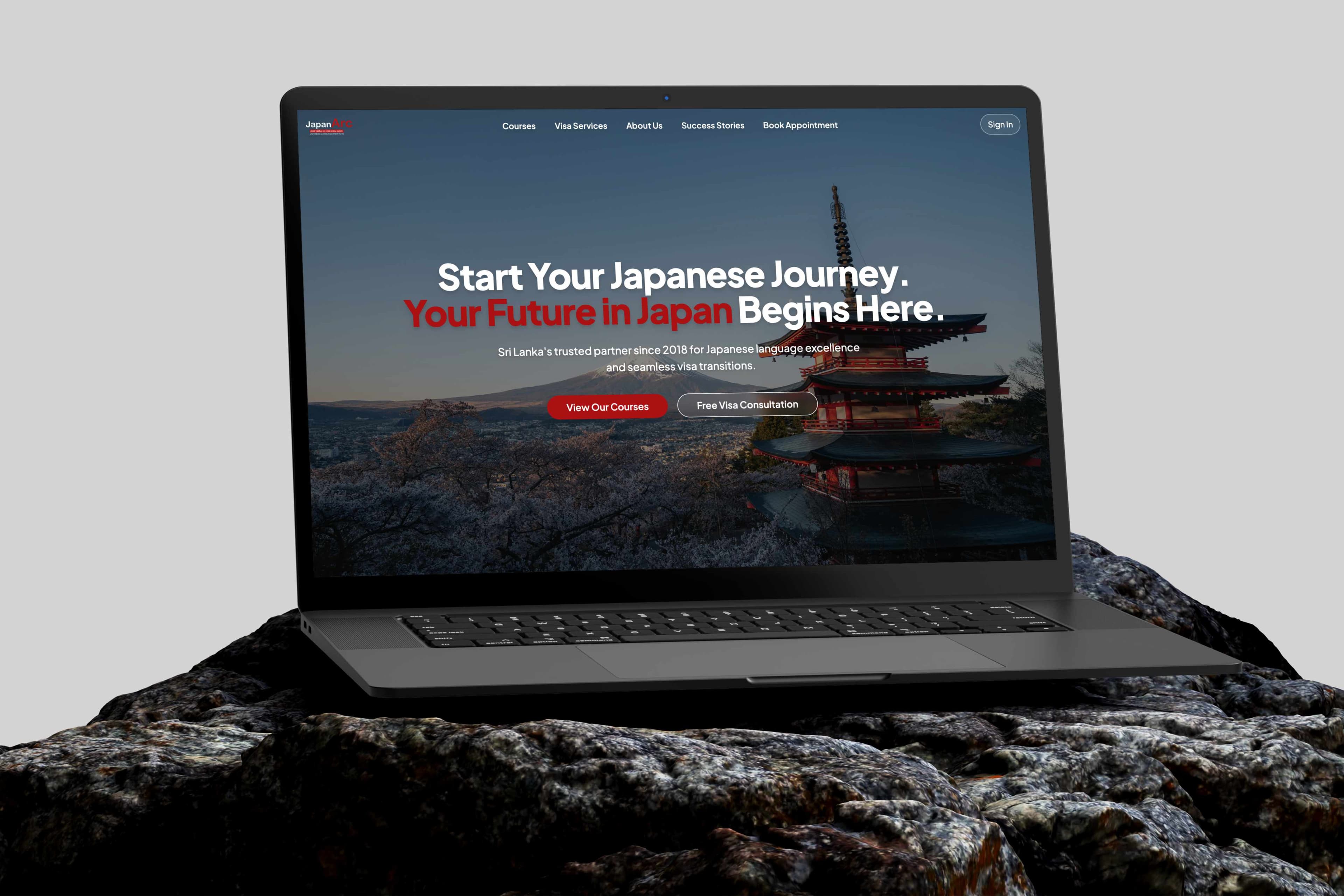Japan Arc Corporate Site preview