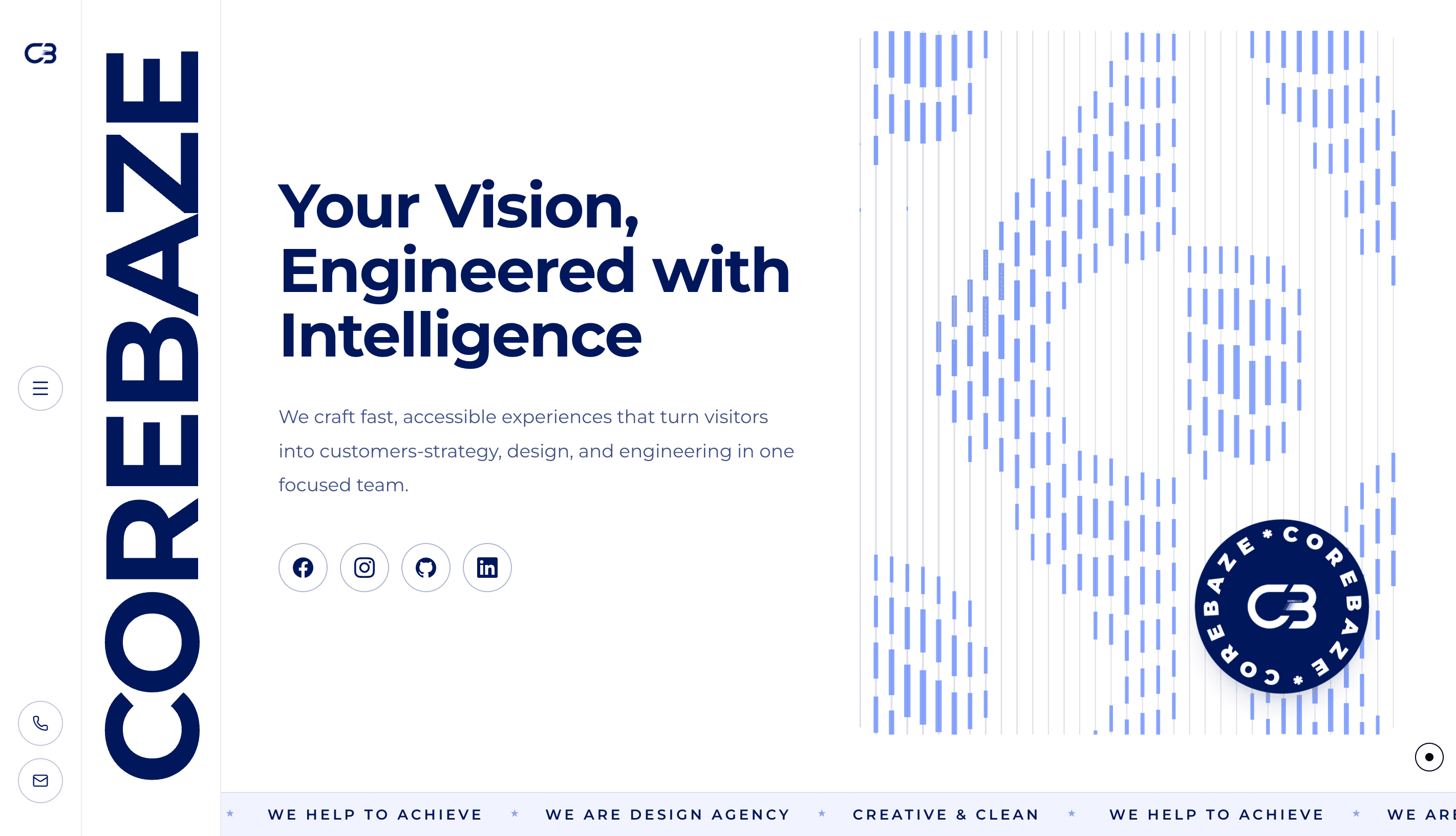 Corebaze Agency Website preview