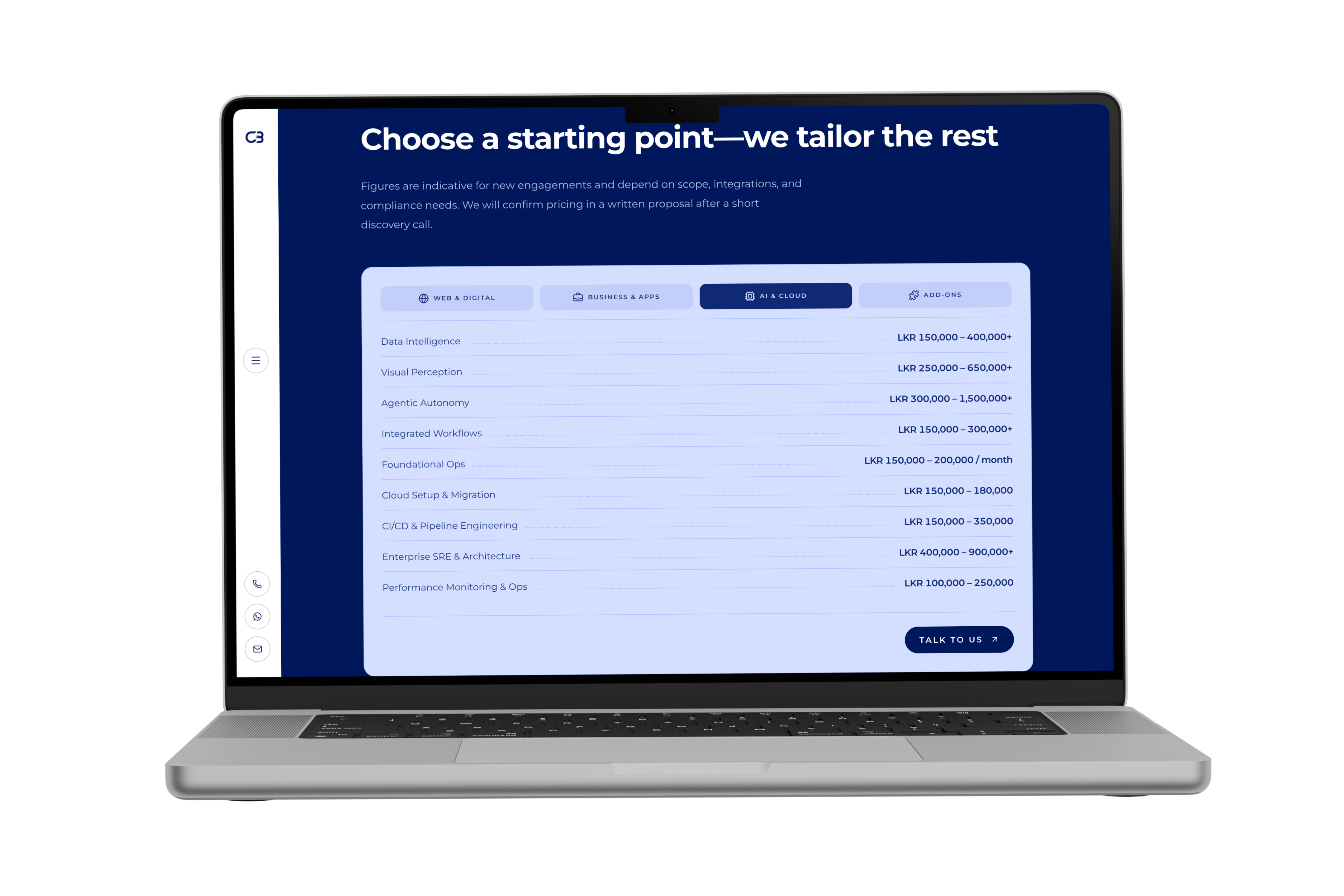 Corebaze Agency Website showcase 3